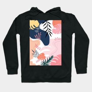 Abstract tropical vector design Hoodie